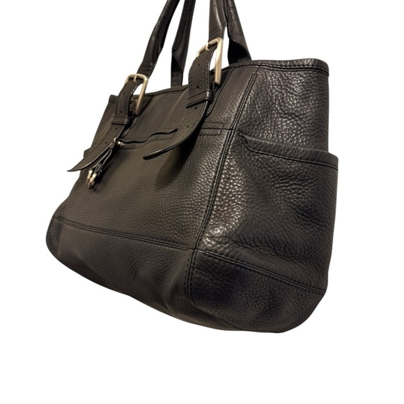 Cole Haan Elegant Black Leather Tote Bag in great conditions comfy and chic - Picture 4 of 16